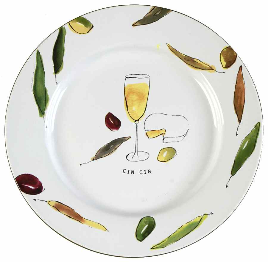 Olives Salad Plate by Rosanna-1