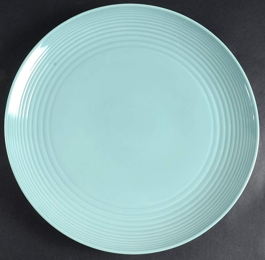Maze Teal 13" Round Platter by Royal Doulton-1