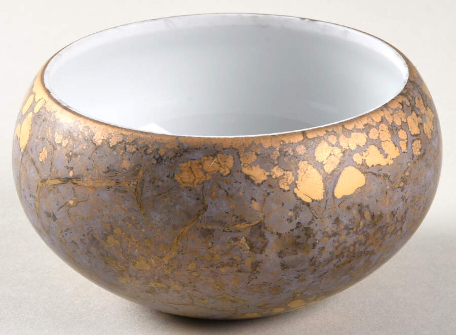 Gold Fire 3" Round Box No Lid by Rosenthal - Continental-1