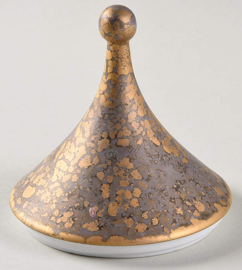 Gold Fire Lid for 3" Round Box by Rosenthal - Continental-1