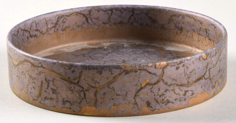 Gold Fire Round Dish by Rosenthal - Continental-1
