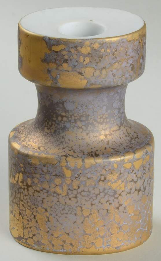 Gold Fire 5" Candlestick by Rosenthal - Continental-1