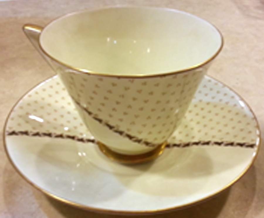 Lucia Footed Cup & Saucer Set by Royal Doulton-1