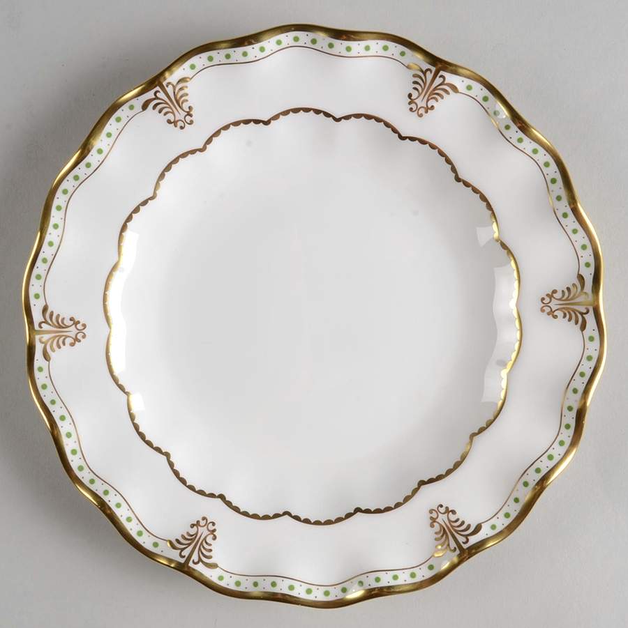 Elizabeth Green Salad Plate by Royal Crown Derby-1