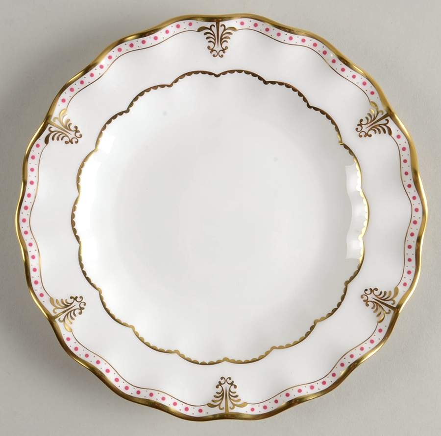 Elizabeth Fuchsia Salad Plate by Royal Crown Derby-1