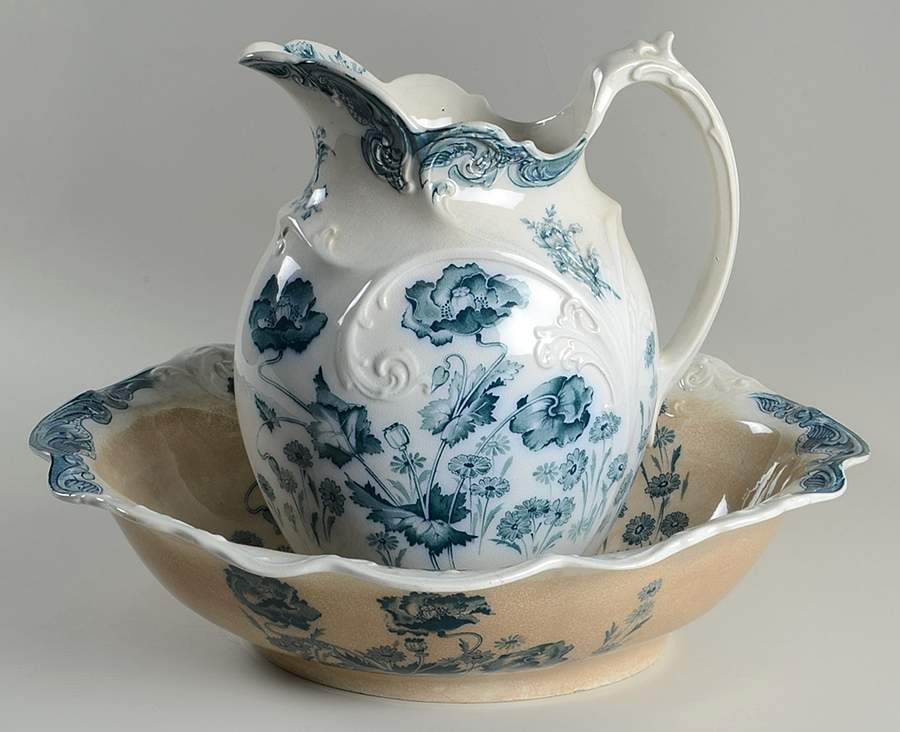 Marjorie Large Pitcher & Bowl Set by Ralph Hamersley-1