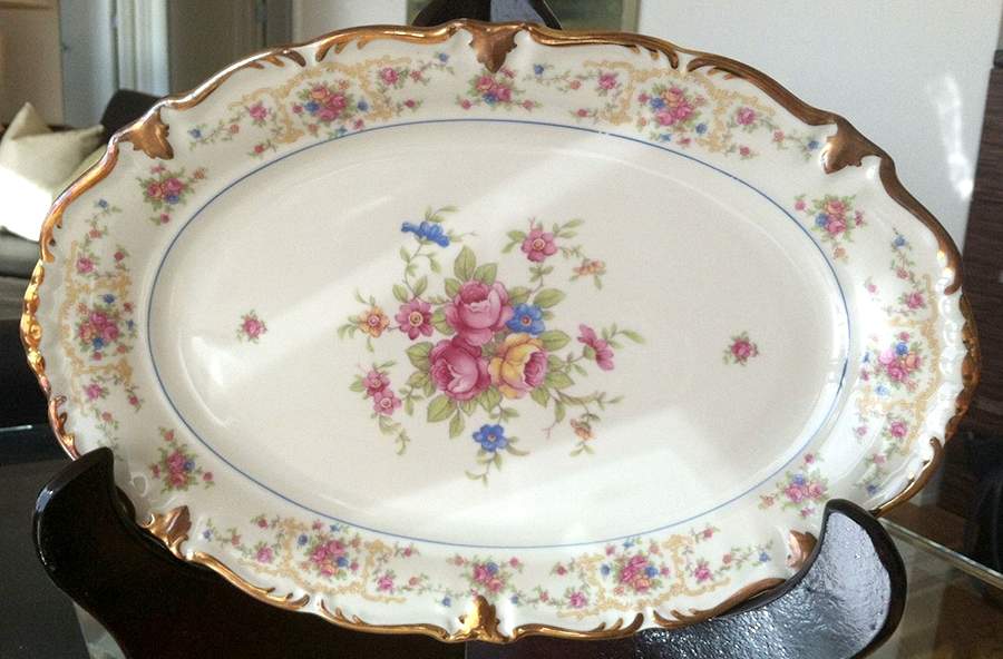 ROH28 14" Oval Serving Platter by Royal Heidelberg-1