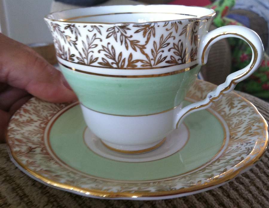 8206 Footed Cup & Saucer Set by Royal Stafford-1
