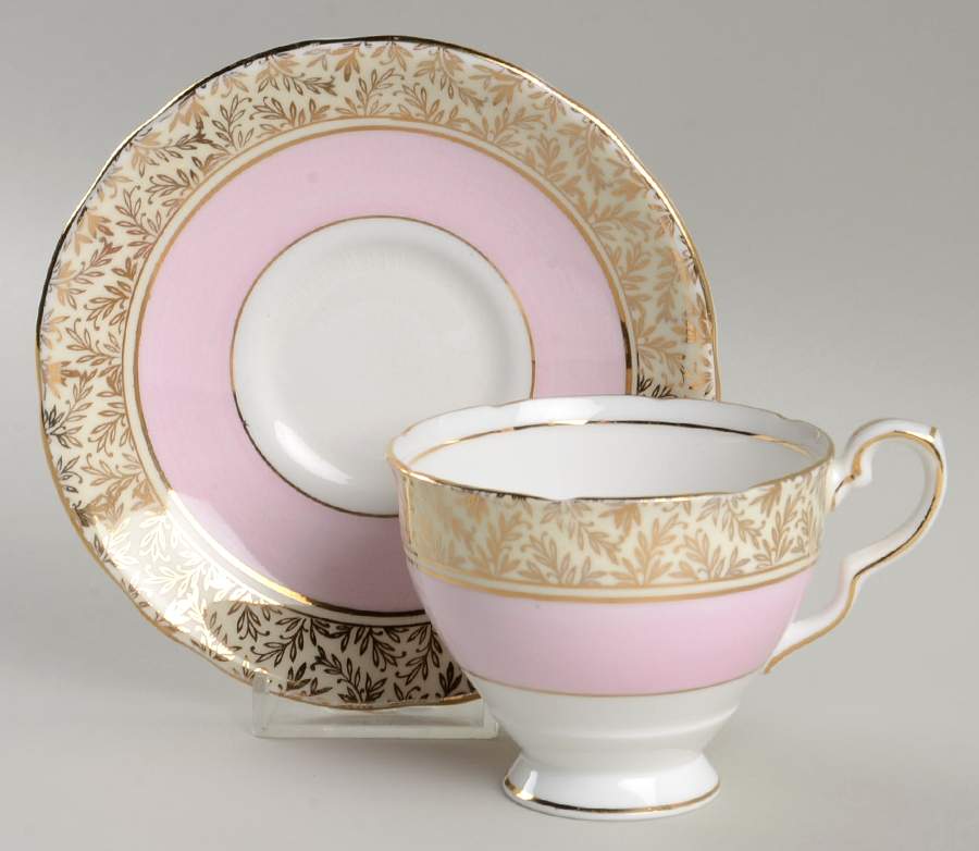 8206 Footed Cup & Saucer Set by Royal Stafford-1