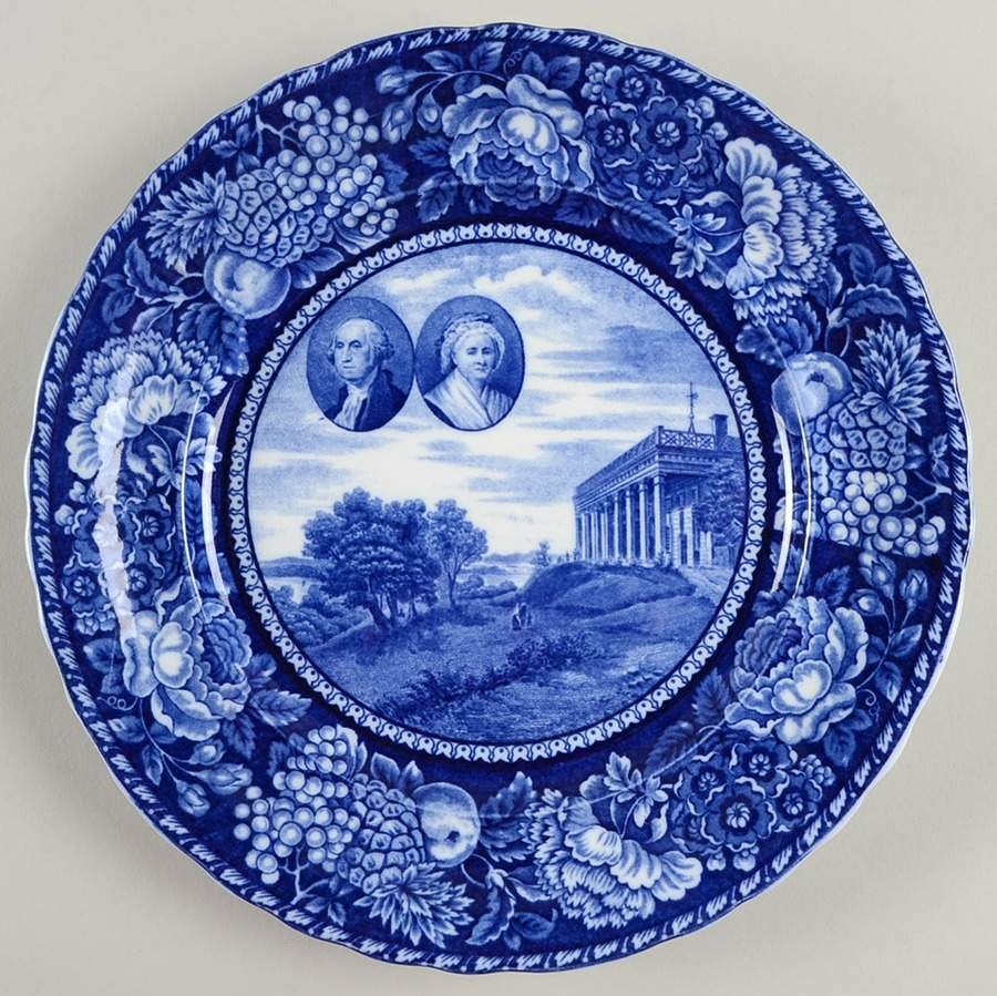 Mount Vernon Dinner Plate by Rowland & Marsellus-1