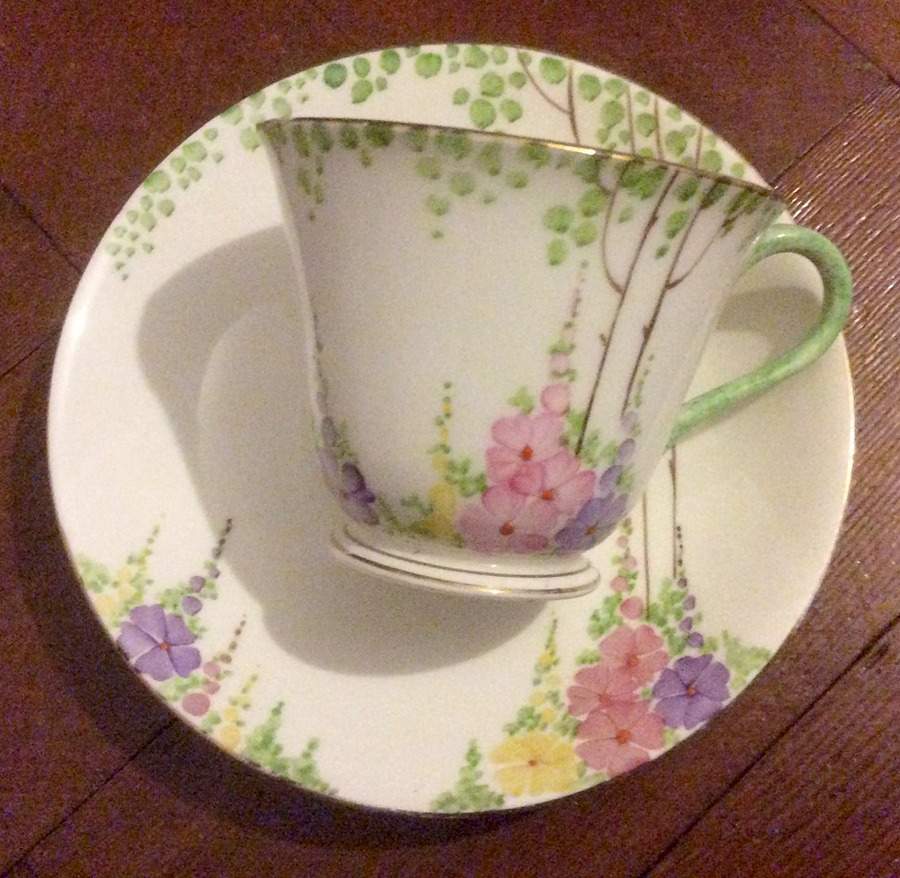 9481 Footed Cup & Saucer Set by Royal Standard-1