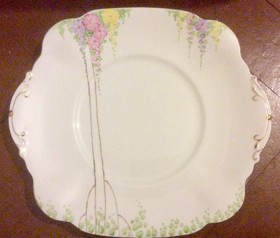 9481 Square Handled Cake Plate by Royal Standard-1