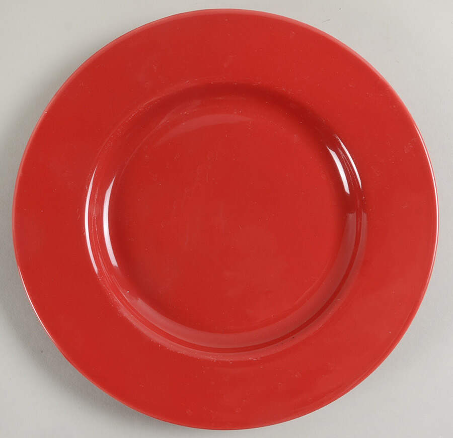 Red Salad Plate by Real Simple-1
