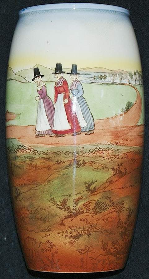 Welsh Ladies 7" Vase by Royal Doulton-1