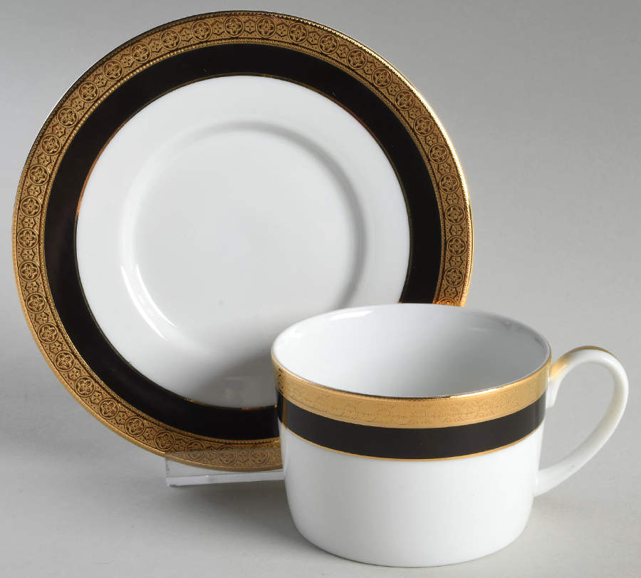 6651 Flat Cup & Saucer Set by Royal Ming-1