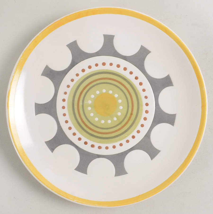 Circles and Dots Salad Plate by Rachael Ray-1