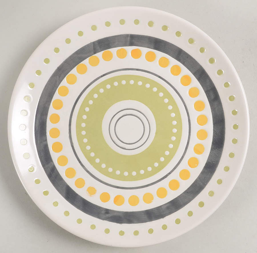 Circles and Dots Salad Plate by Rachael Ray-1