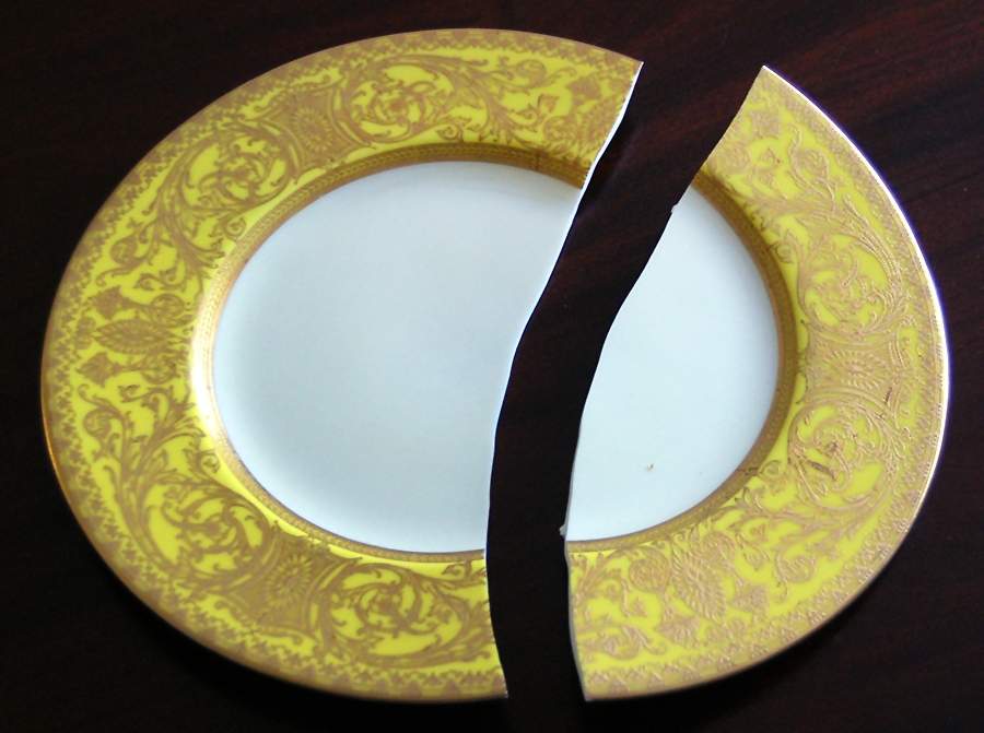 Embassy Dark Yellow Dinner Plate by Royal Worcester-1