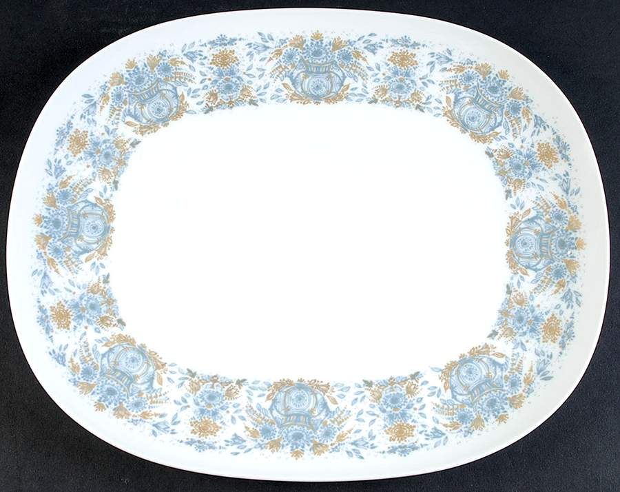 R1979 14" Oval Serving Platter by Rosenthal - Continental-1