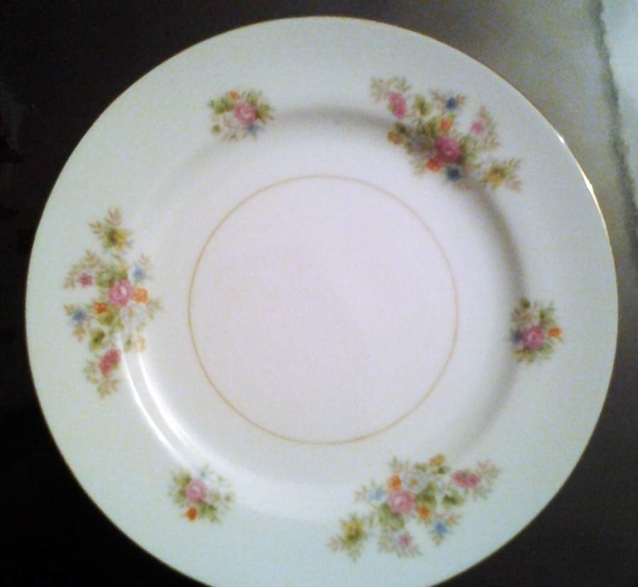 RO98 Dinner Plate by Rose (Japan)-1