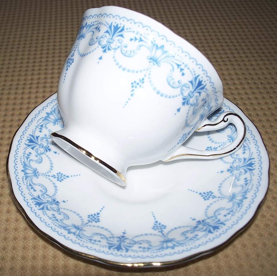 4843A Footed Cup & Saucer Set by Royal Chelsea-1