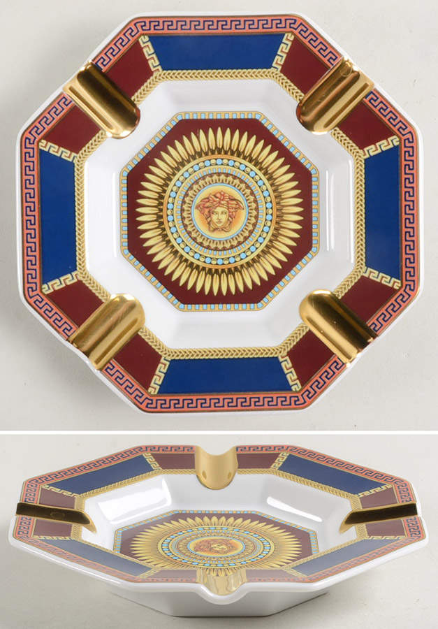 Iconic Heroes 5" Octagonal Ashtray by Rosenthal - Continental-1