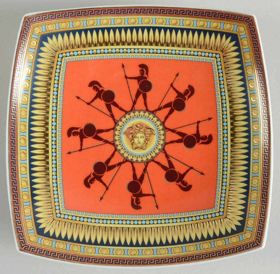 Iconic Heroes Candy Dish-Square 7" by Rosenthal - Continental-1