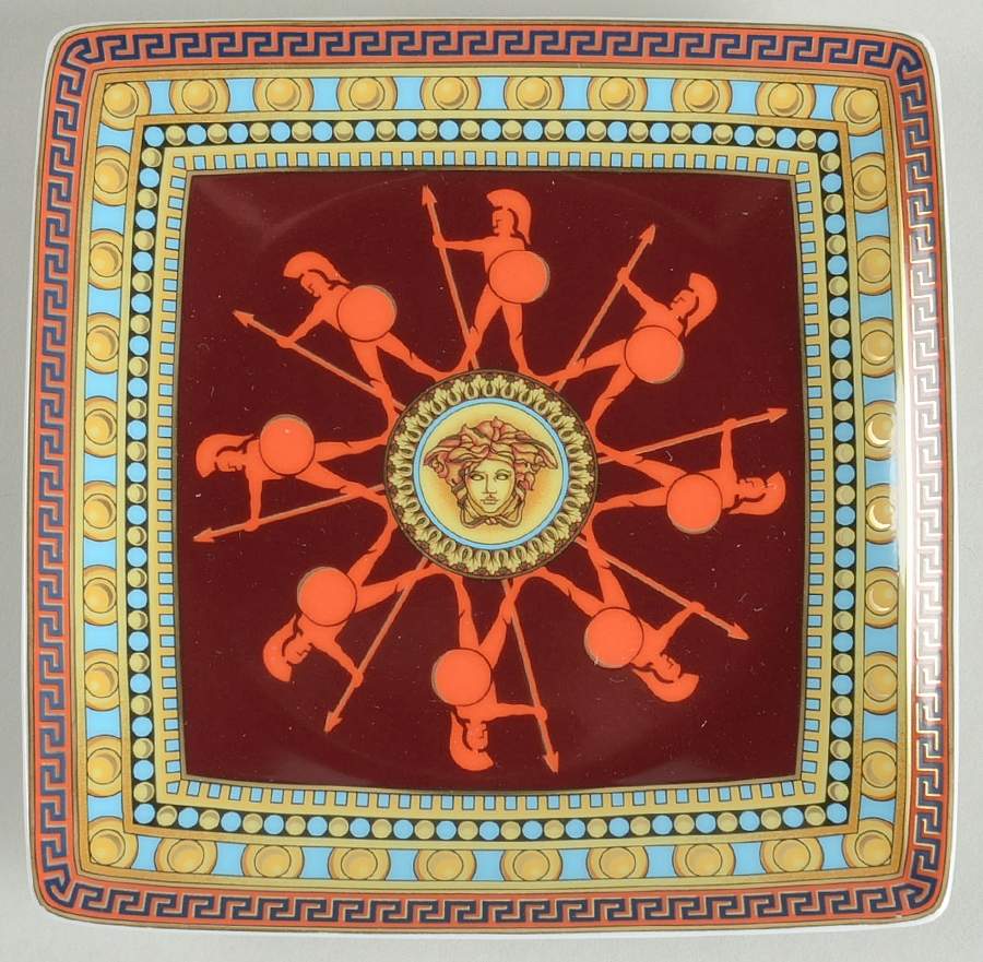 Iconic Heroes Square Canape Plate by Rosenthal - Continental-1