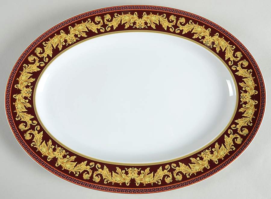 Iconic Heroes 15" Oval Serving Platter by Rosenthal - Continental-1