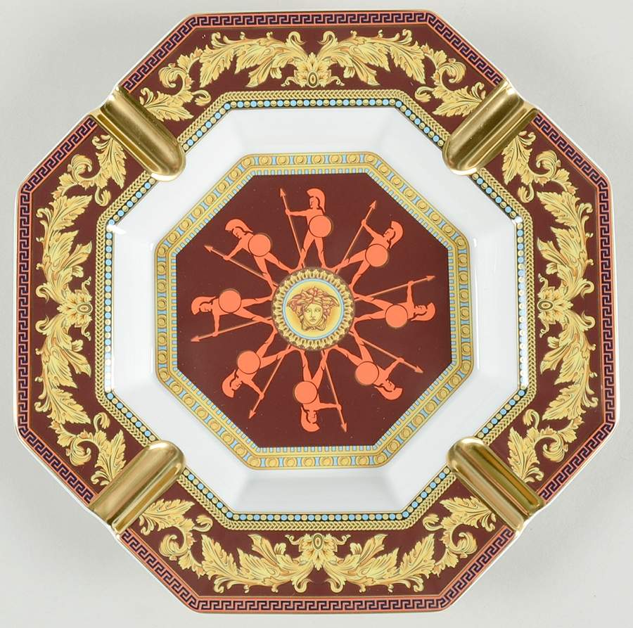 Iconic Heroes 9" Octagonal Ashtray by Rosenthal - Continental-1