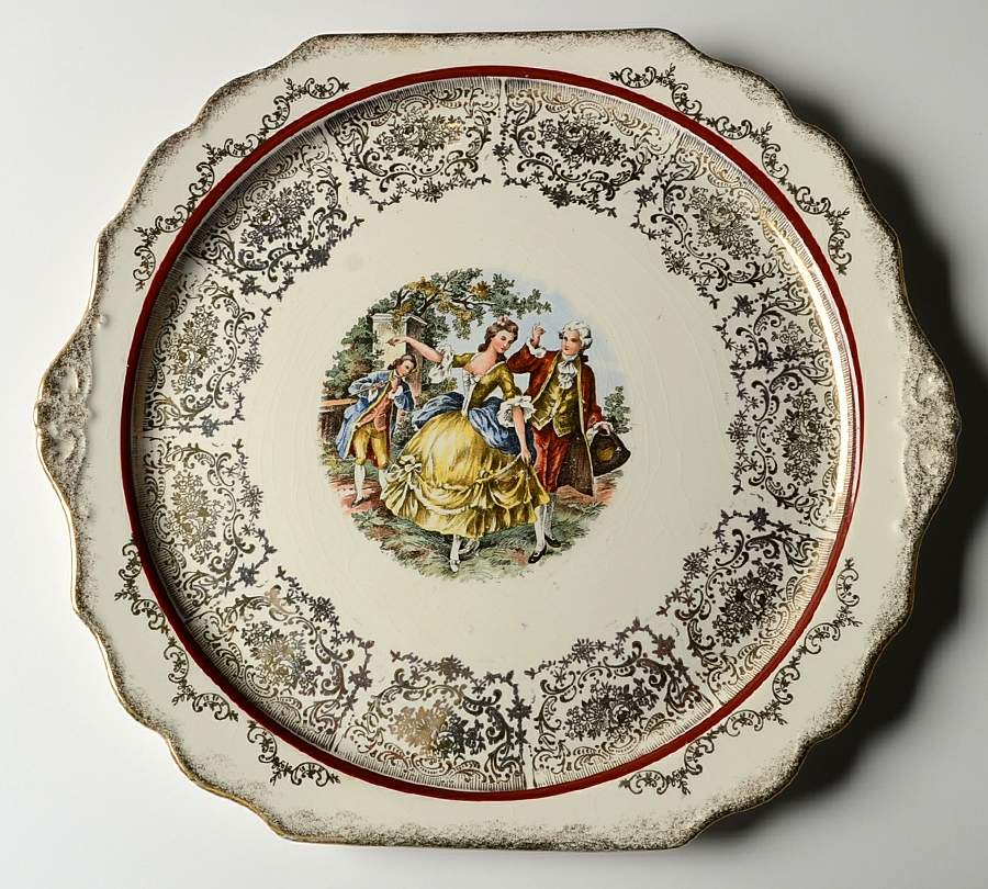 RYL368 Handled Cake Plate by Royal (USA)-1