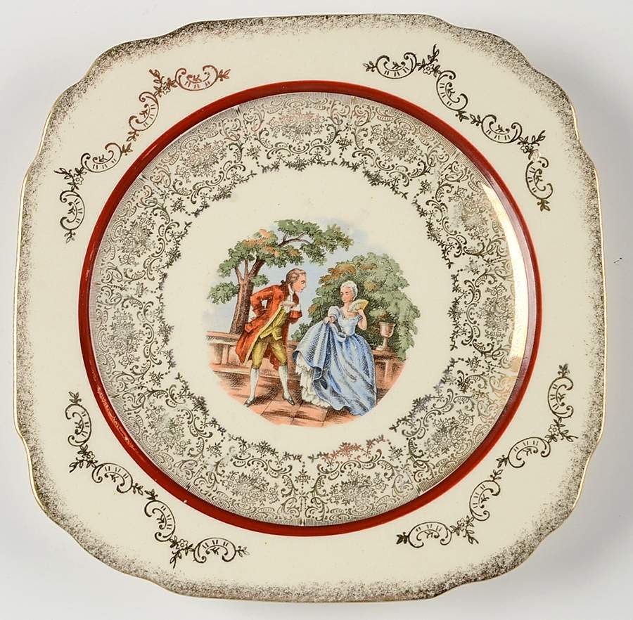 RYL368 Bread & Butter Plate by Royal (USA)-1