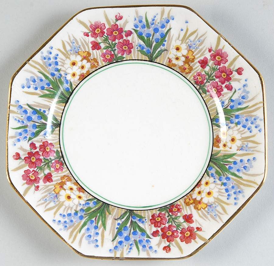 9835 Octagonal Bread & Butter Plate by Royal Winton-1