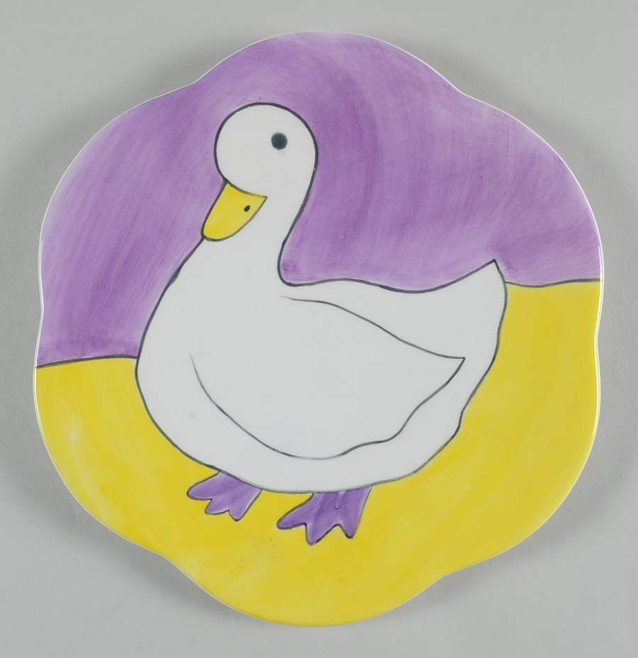 RUB3 Luncheon Plate by Russ Berrie-1