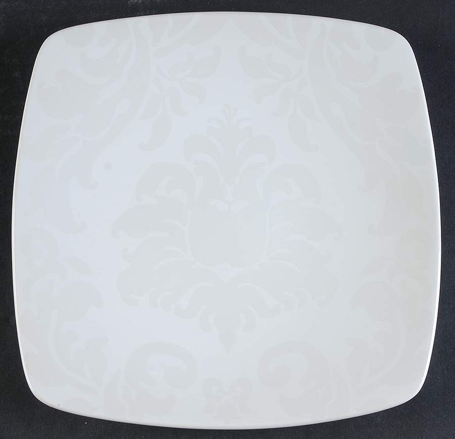 Damask Collection White Salad Plate by Roscher & Co-1