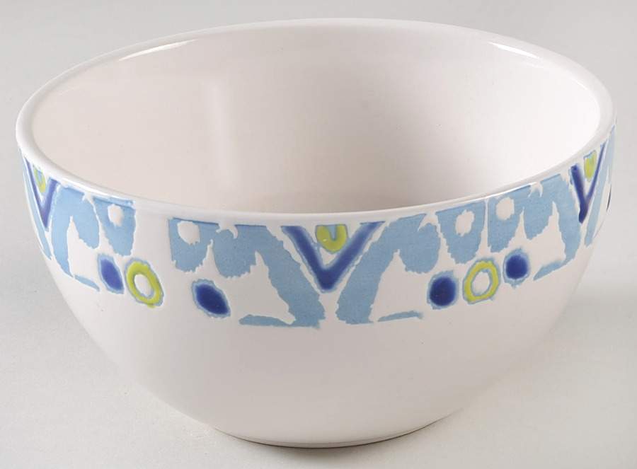 Ikat Blue Soup/Cereal Bowl by Rachael Ray-1