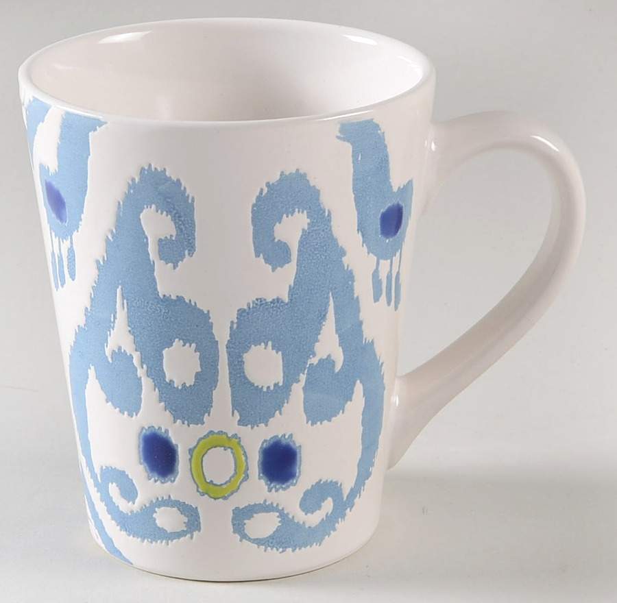 Ikat Blue Mug by Rachael Ray-1