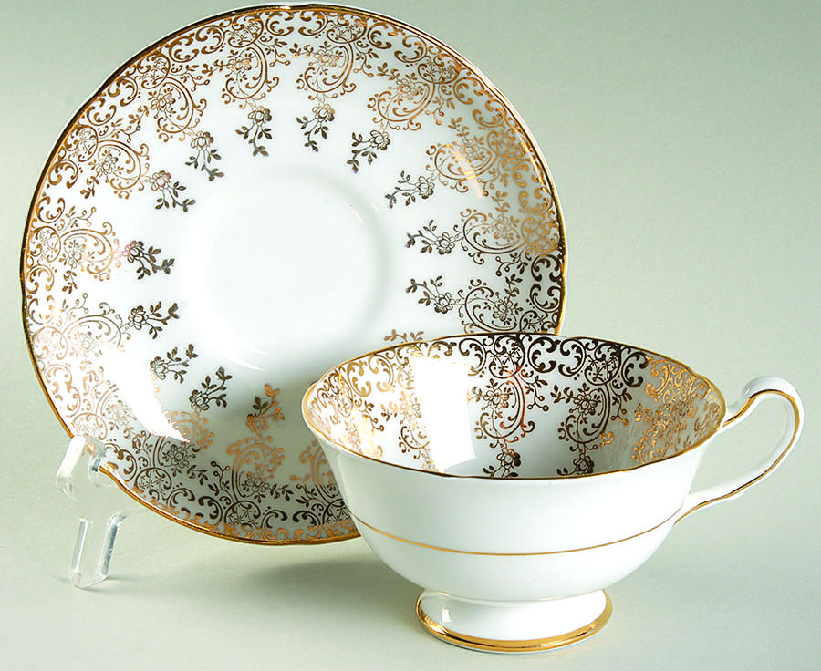 M5919 Footed Cup & Saucer Set by Royal Grafton-1