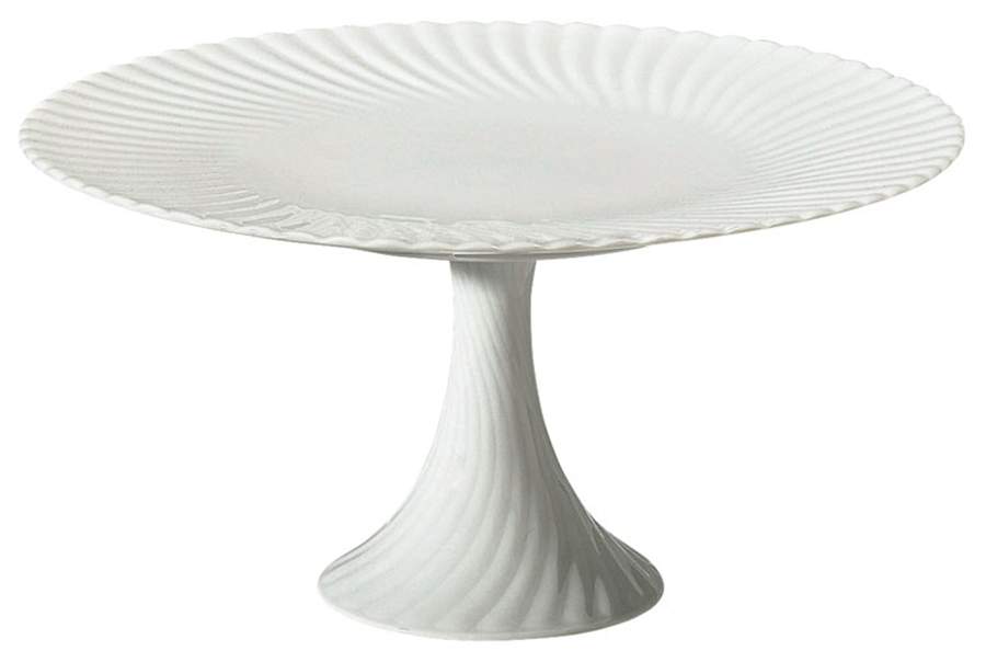 Atlantide 8" Diameter Pedestal Cake Stand by Raynaud-1