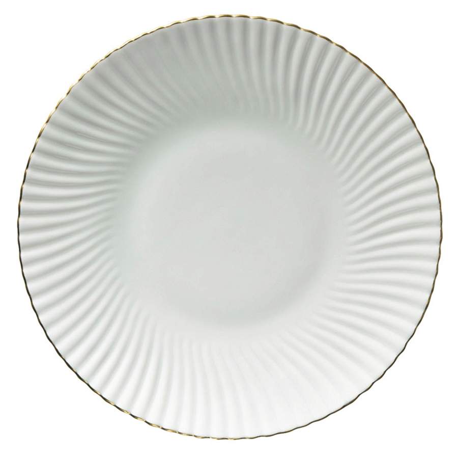 Atlantide Gold Dinner Plate by Raynaud-1