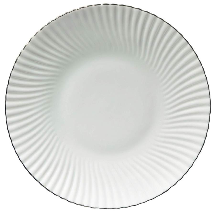 Atlantide Platinum Dinner Plate by Raynaud-1