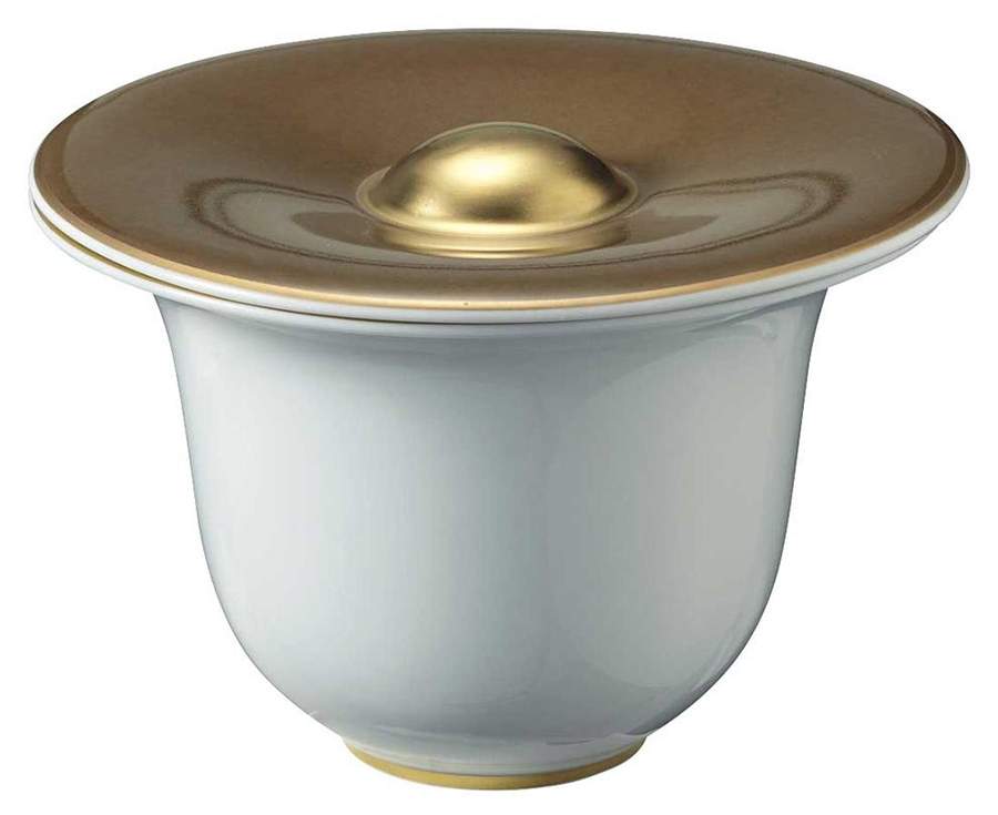 Bouton d'Or Candle Votive & Lid by Raynaud-1