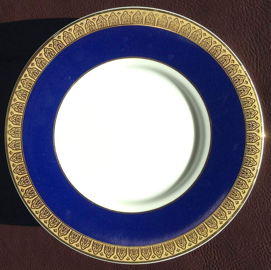 Royal Collection Lapis Blue Saucer by Royal Porcelain-1