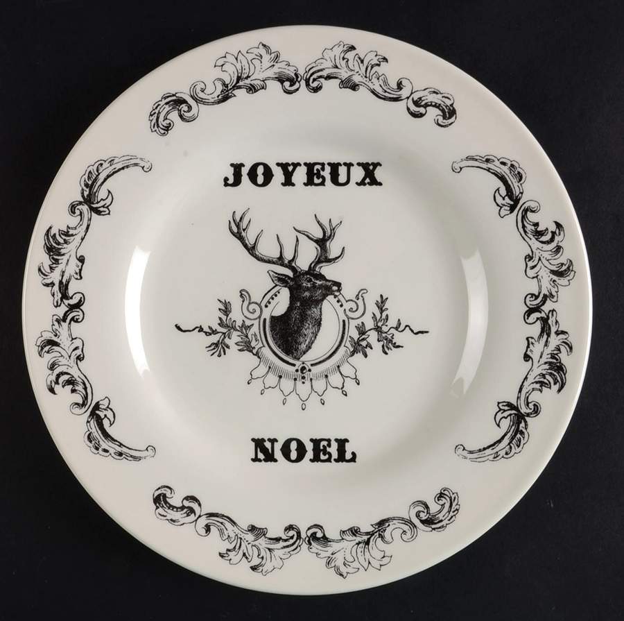 Joyeux Noel Salad Plate by Royal Stafford-1