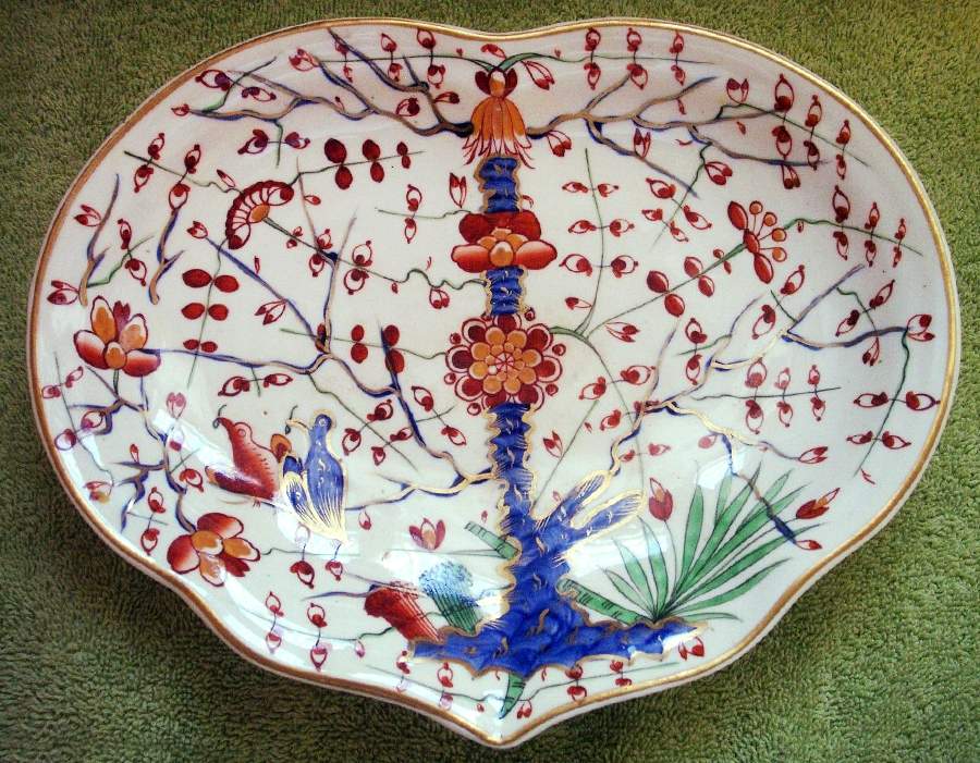 28 10" Leaf Dish by Royal Crown Derby-1