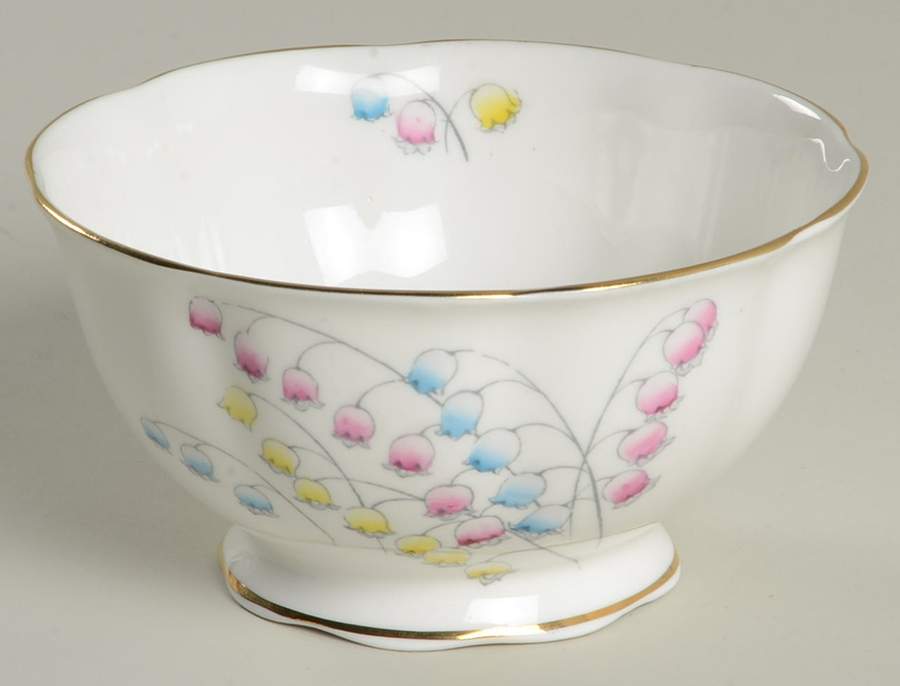 Lily of the Valley Open Sugar Bowl by Royal Albert-1