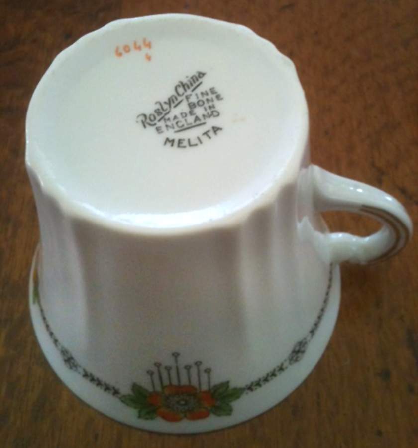 Melita Flat Cup by Roslyn (England)-1