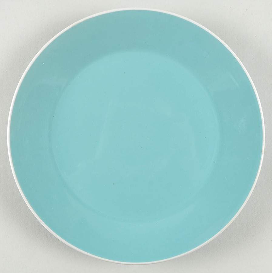 Angled Rim Sunbleached Turquoise Salad Plate by Room Essentials-1