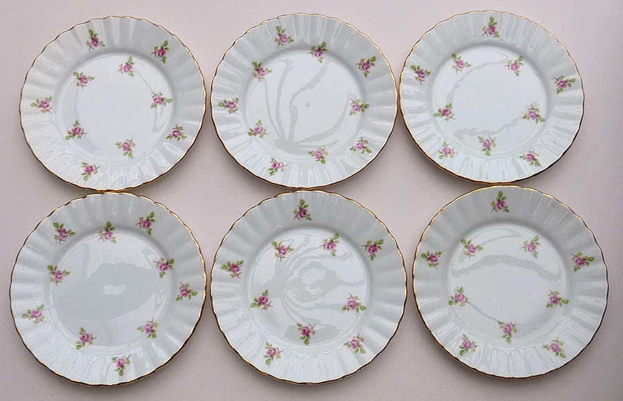 Scattered Rose Dinner Plate by Royal Stafford-1