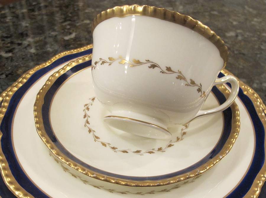 Talbot Footed Cup & Saucer Set by Royal Doulton-1